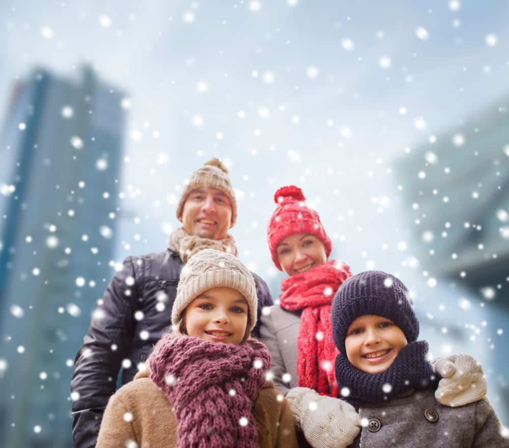 Family photo winter color schemes - Shutterturf