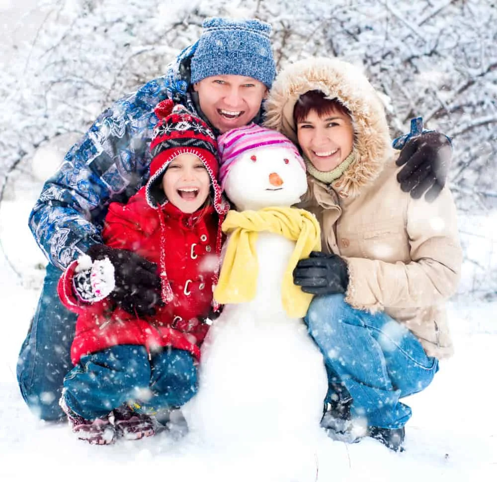 Family photo winter color schemes - Shutterturf