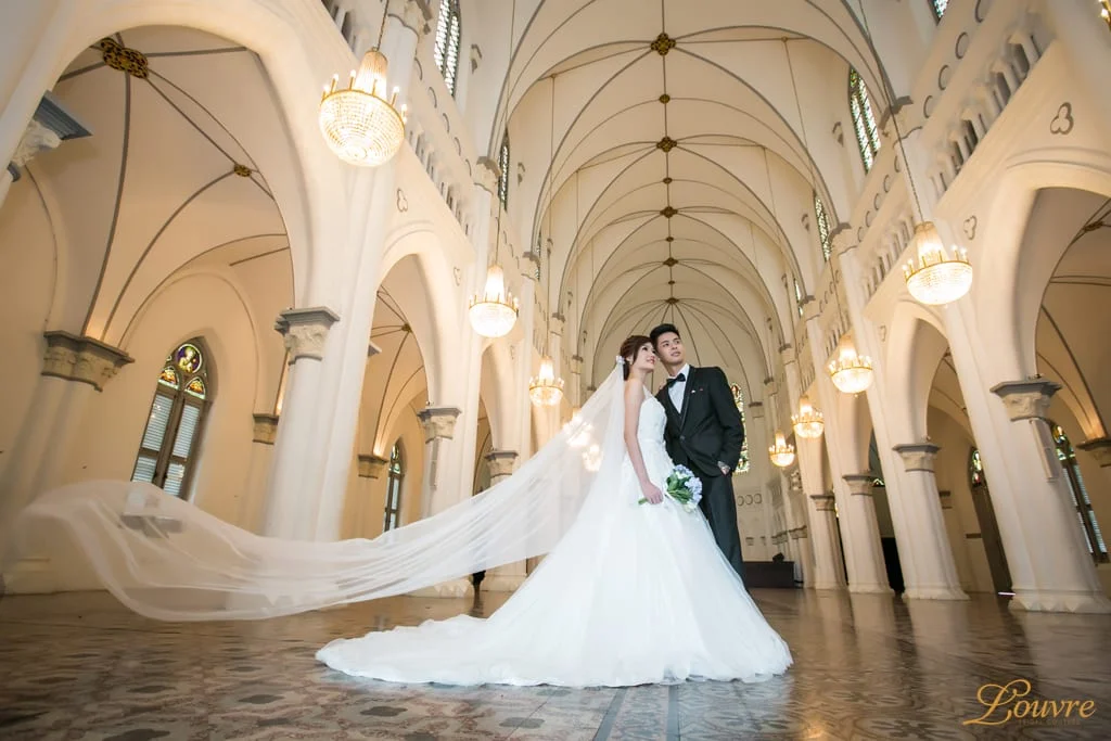 Wedding Photoshoot Locations in Singapore + CHIJMES