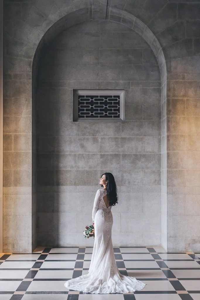 Wedding Photoshoot Locations in Singapore + National Gallery